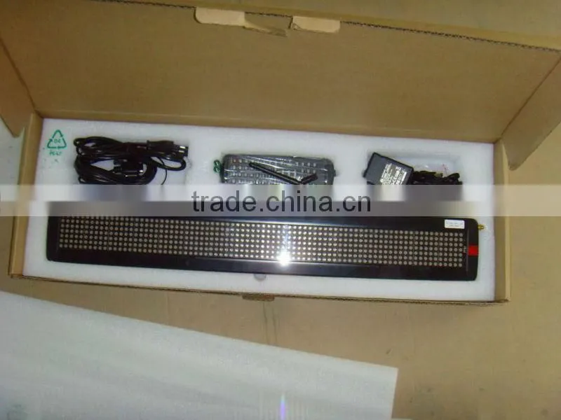 Programmable led screen electronic panel 7*80 P7.62 RG color