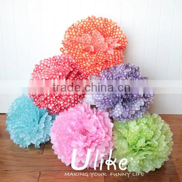 pink cheerleading pom poms polka dot pom poms for birthday