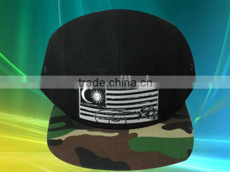 Custom dye sublimation 5 panel hats