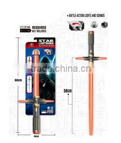 2016 86 cm length Led Flashing laser Sword toy with laser light and sound toy