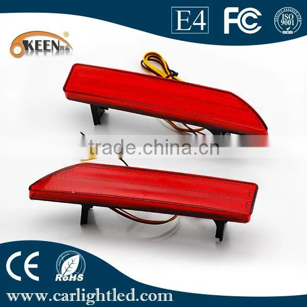 Red tail lamp led rear bumper lights Tail Brake Stop Light motorcycle rear reflector for 09 CRV