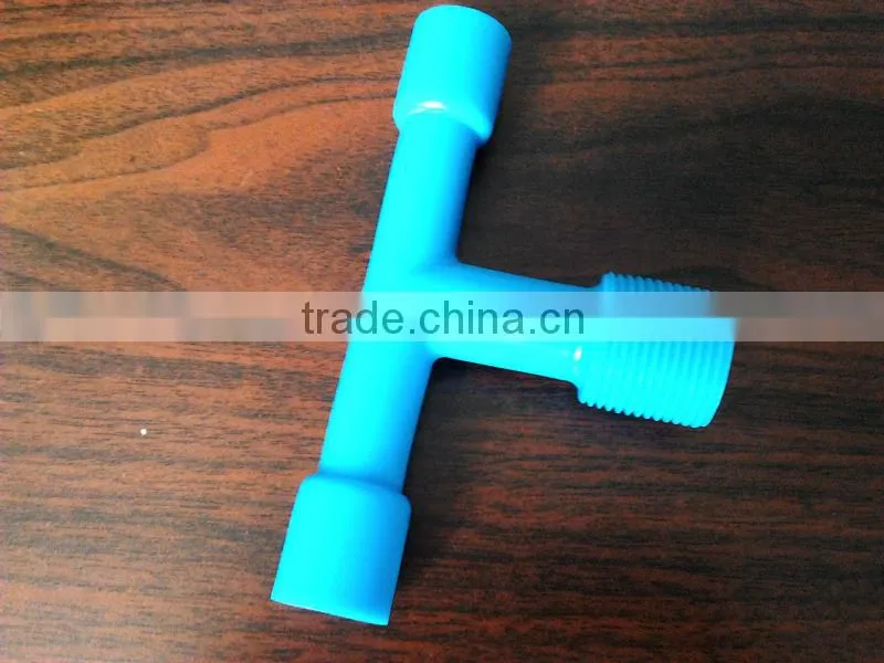plastic tee pipe coulping