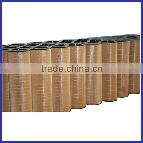 Industrial air oil separator elements