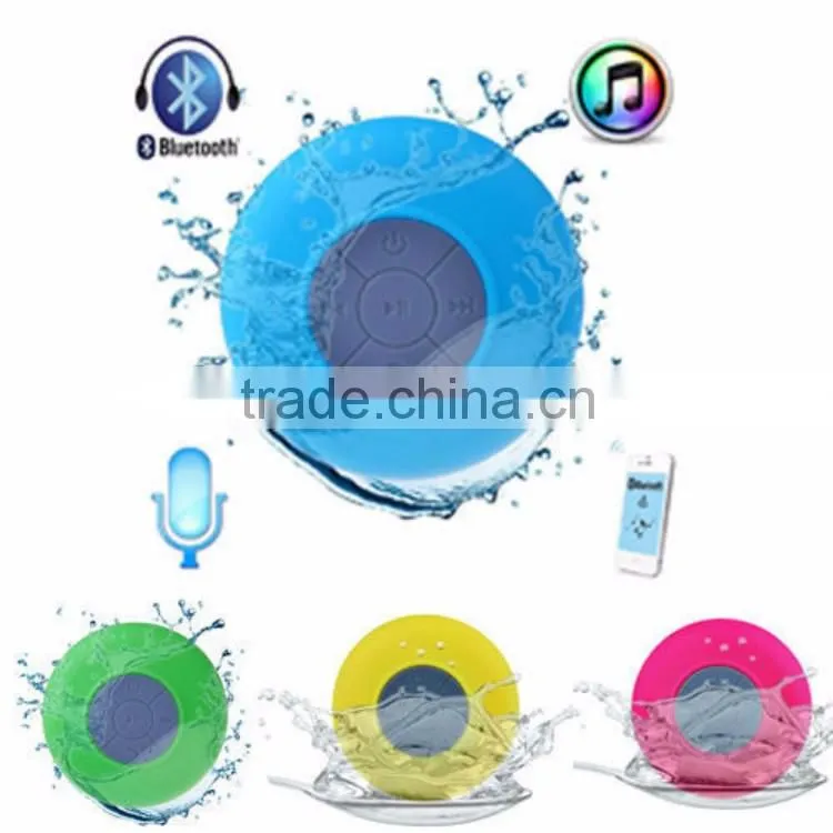 Portable Big Sucker Handsfreewaterproof shower bluetooth speaker for car audio