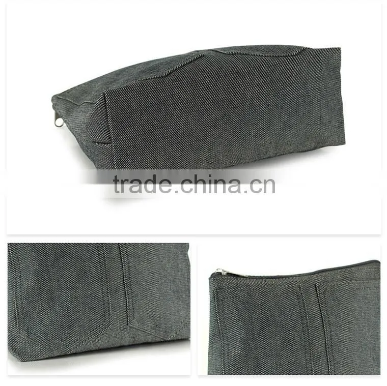 Bulk Made Denim Unisex Cosmetic Bag