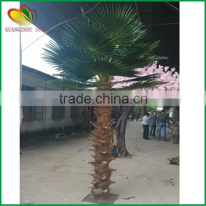 Factory price artificial palm tree decorative tree artificial fan palm tree