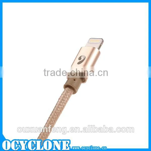 For ipad air 2 metal braided usb charging cable for iphone