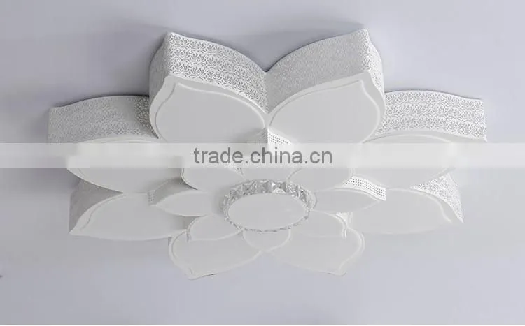 2016 Iron LED Ceiling Light Lotus Shaped Acrylic LED Ceiling Lamps