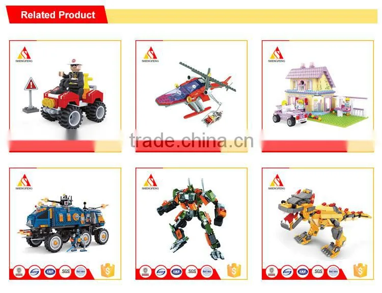 Wholesale AUSINI 1969PCS warship aircraft carrier big blocks toys