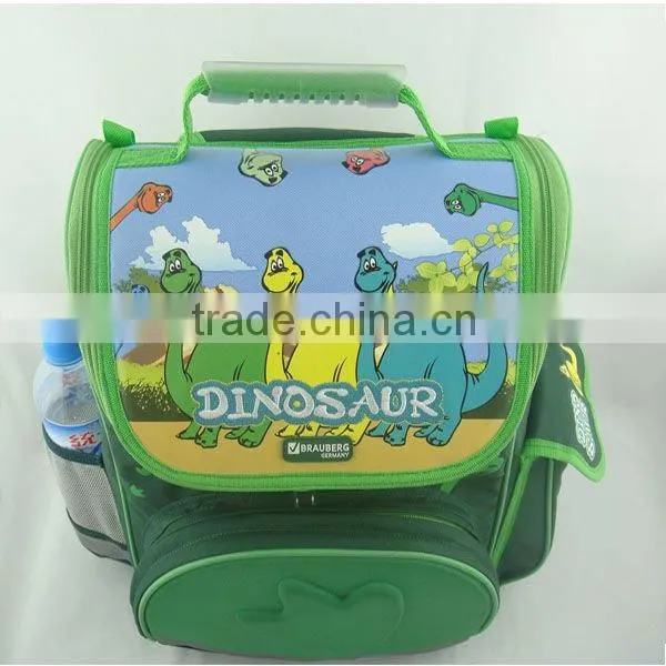 2011 the popular cartoon green kids backpack for sport