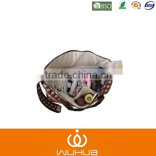 Classic Messenger Diaper Tote Bag with Changing Pad 5 Pieces Set