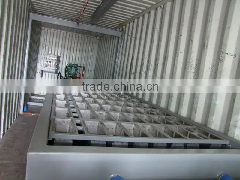 2014 newest design containerized block ice machine manufacturer