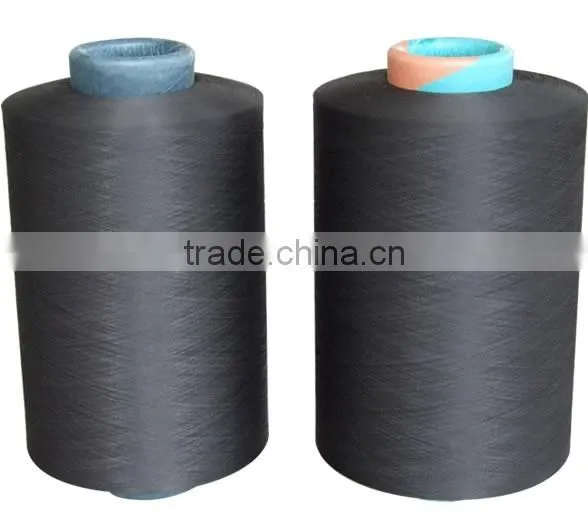 DTY dyed filament 100% spun polyester yarn for knitting