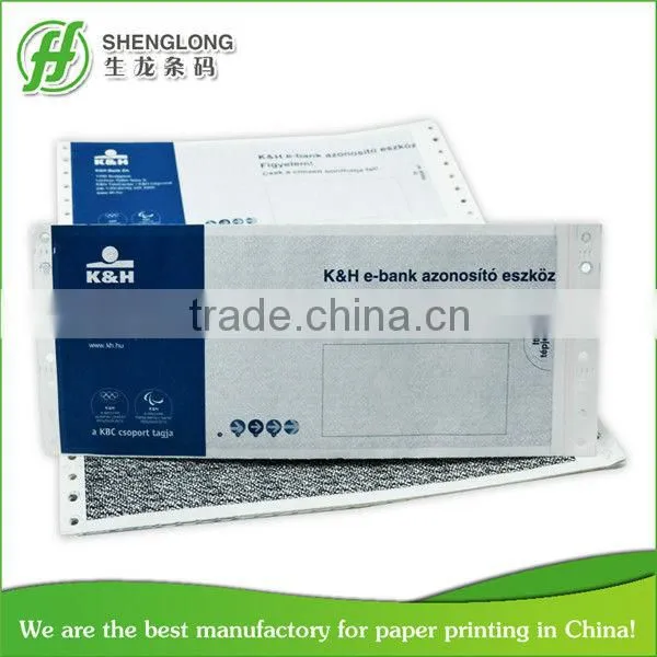 3 copies pin mailer for bank