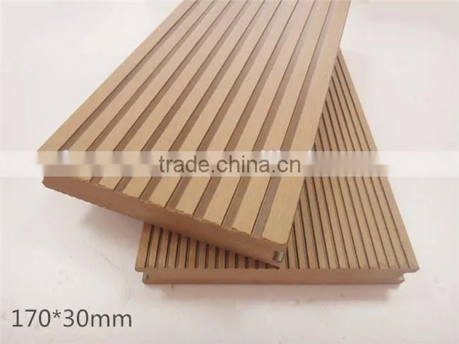 engineered wood flooring plastic timber composite decking outdoor use anti-slip deck tiles