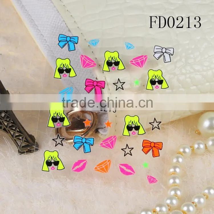 Fashion New Product Nail Water Stickers Decal Nail Decal Stickers