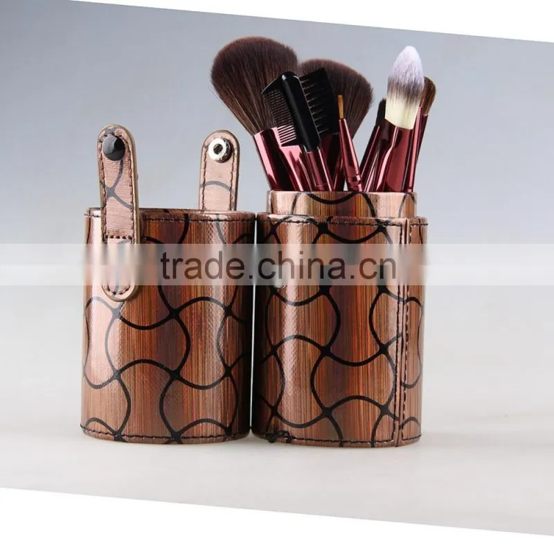 Professional human hair cosmetic makeup brush with private label