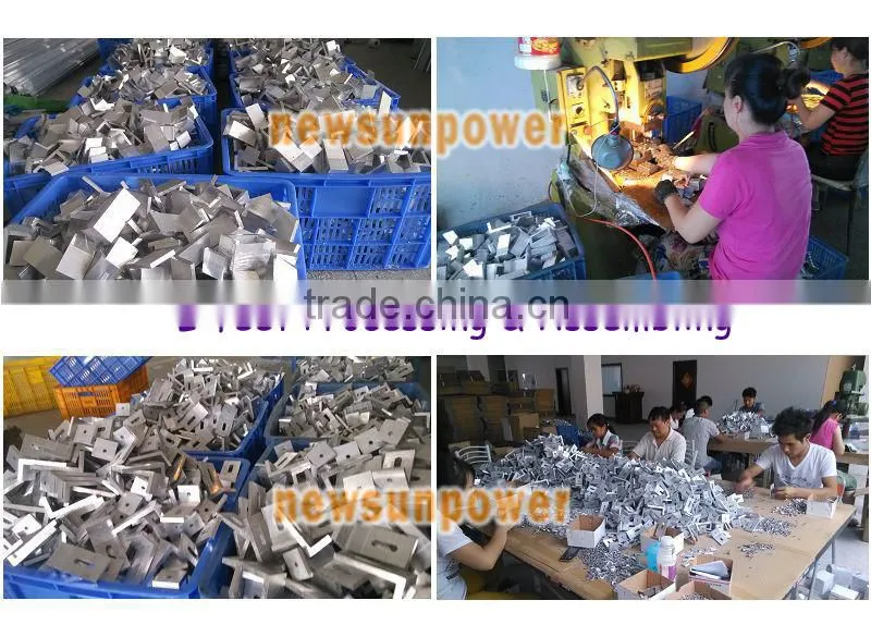 Tilt/Pitched Metal Roof Solar mounting system Frame