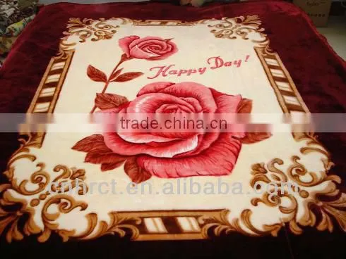 printed mink blankets