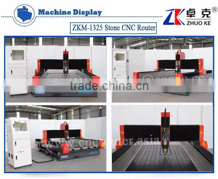Heavy Duty Stone CNC Router Machine 1325 Also For Wood Aluminum With 5.5KW Big Power Spindle&Hybird Servo Motor