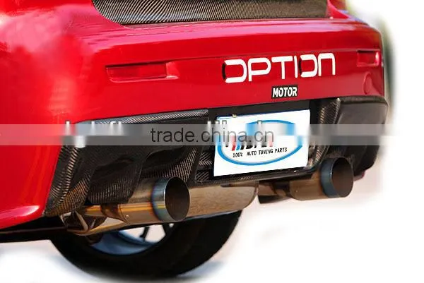 rear bumper diffuser for Lancer EVO 10 carbon auto parts rear bumper protector