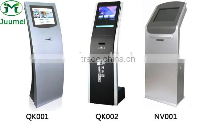 Bank wireless queuing system ticket dispenser machine self-service terminal