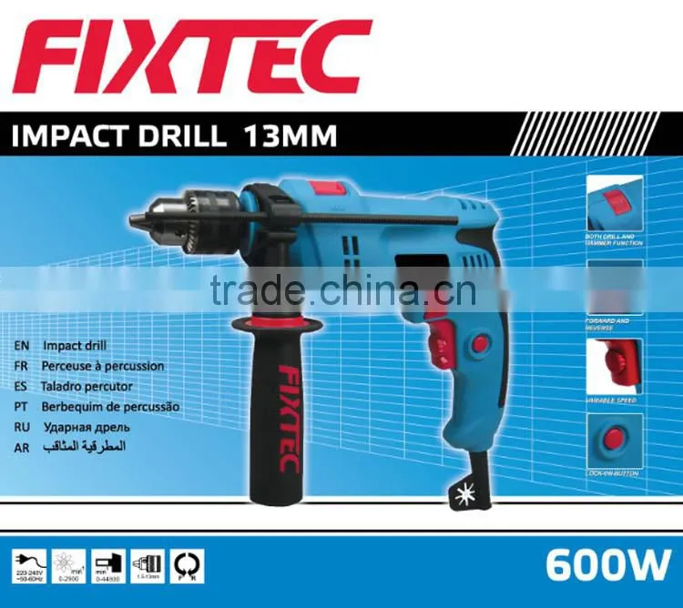 FIXTEC 600W china electric impact hand drill z1j 13mm