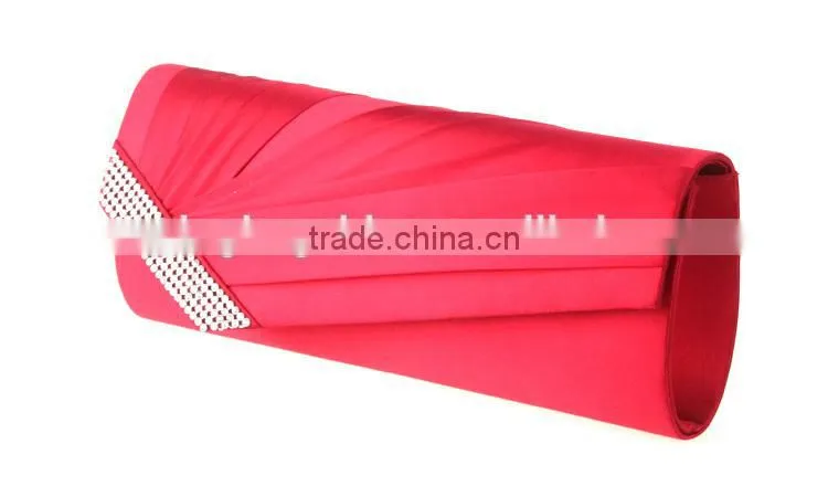 Women wedding dress bag elegant satin clutch bag
