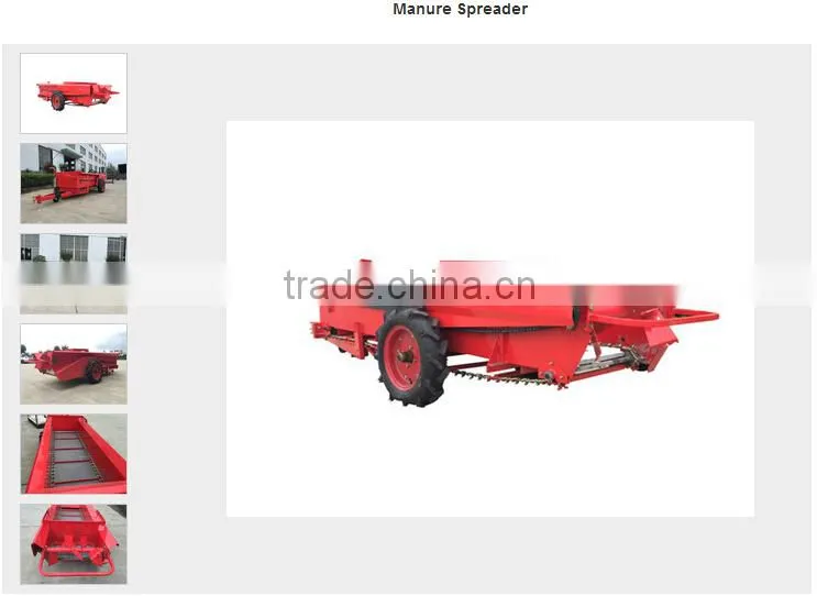 2015 CE new tractor manure spreader agricultural fertilizer spreader