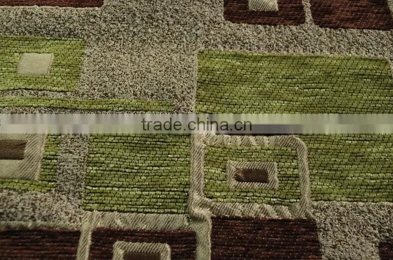 Chenille Fabric Flower New Design WovenTela Flocked Dobby Sofa/ Cushion/Curtain/Carpet