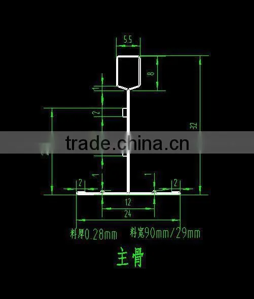 Main tee roll forming machine