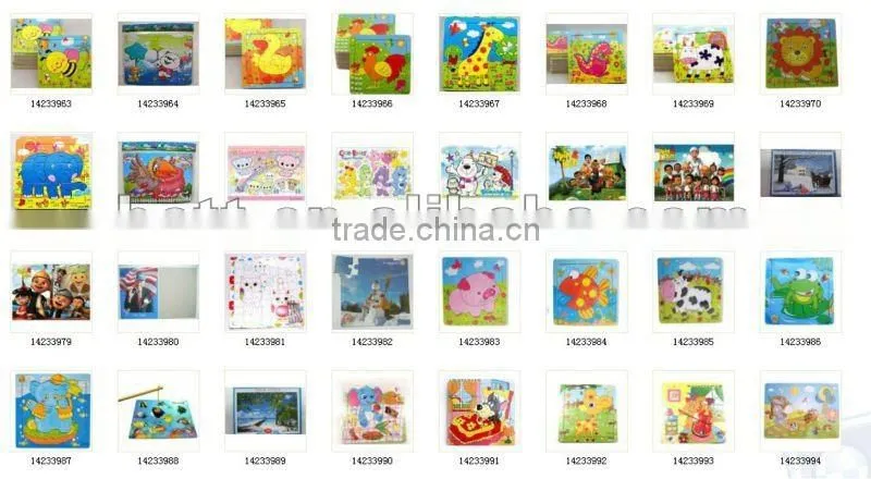 Promotional paper jigsaw puzzle for funny and educational