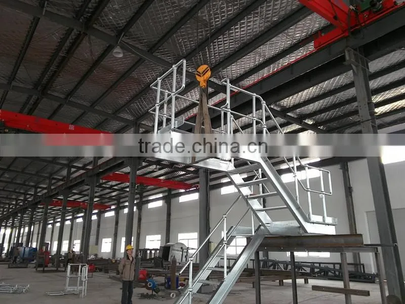 Steel safety step Ladder with handrail,folding step ladder