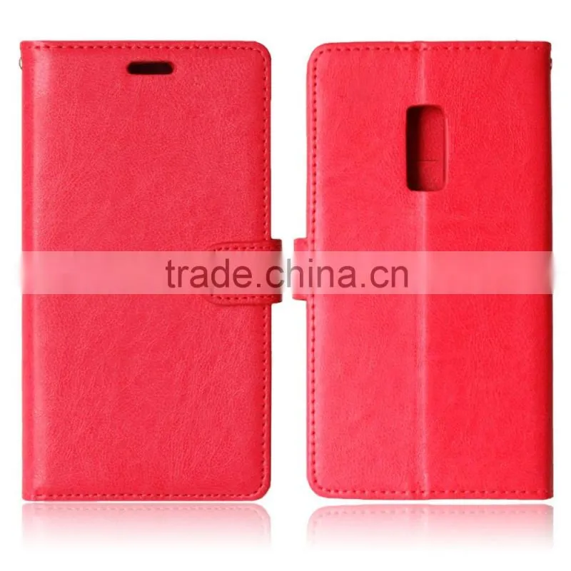 Mobile Phone PU Leather Flip Card-slot Case for OnePlus 2