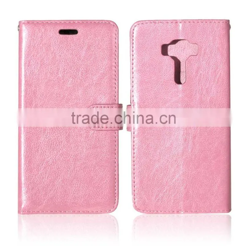 Cell Phone PU Leather Flip Card-slot Case for ASUS ZenFone ZD552KL