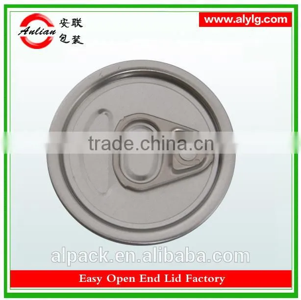 China Newest Design Full Aperture Style Milk Powder Aluminum Easy Open Peel Off End