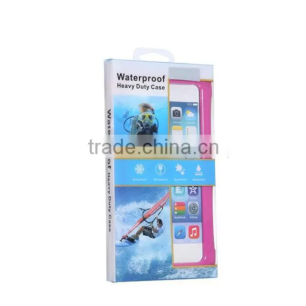 PEC TPU Silicone Mobile Waterproof Case for iPhone 6 6S With Screws