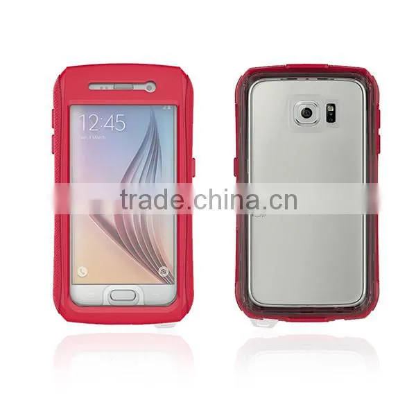 Waterproof for Samsung Galaxy S6 S6 Edge Case With Button