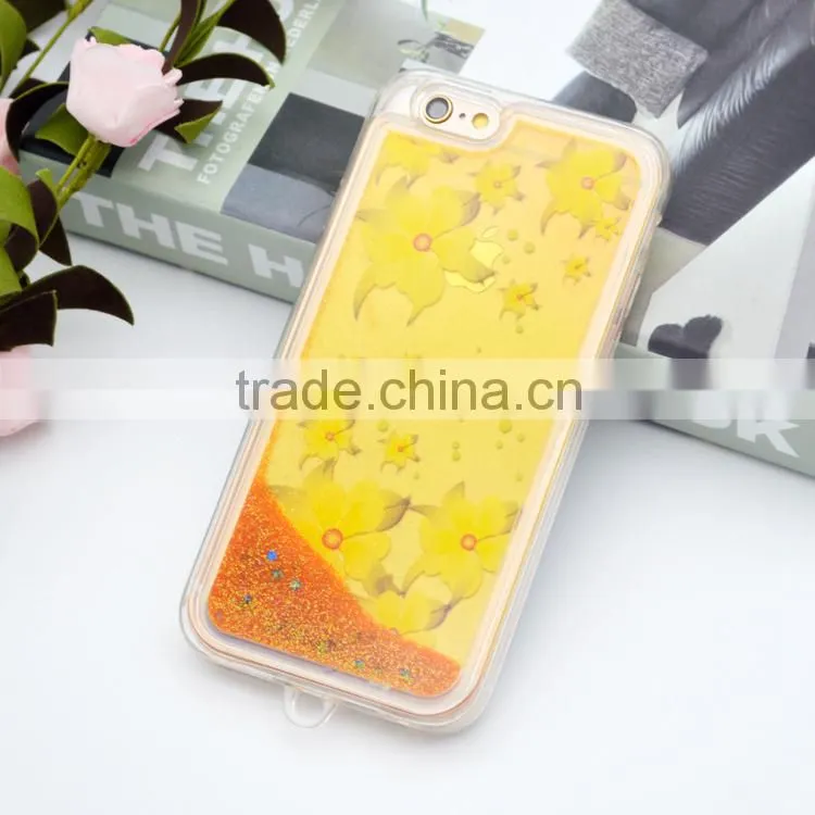 2016 hot selling liquid clear tpu case for iPhone6