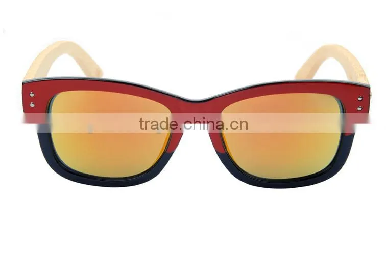 Unisex personalized cheap wooden frame cycling wooden sunglasses