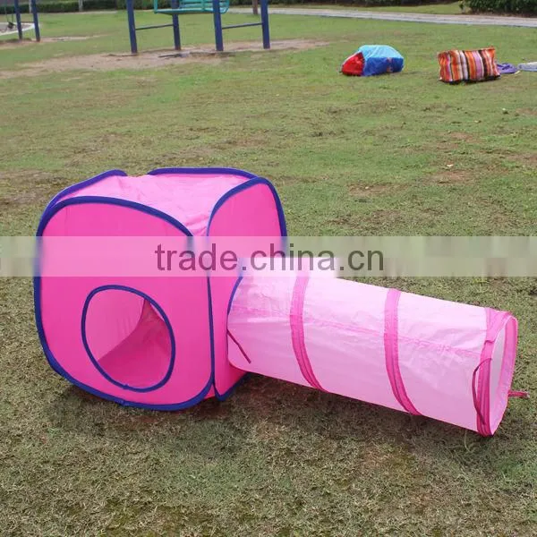 Two-piece pet tent,tunnel mixed pet tent