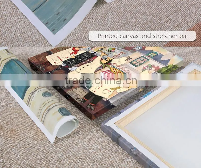 Funny fat cook painting canvas,canvas printing for fat cook