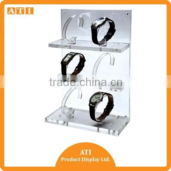 facroty price custom wholesale acrylic watch display holder C holder