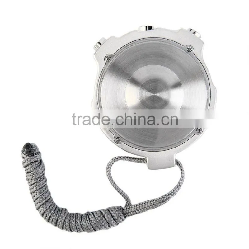 2016 new Digital Metal Shell Single Row Stopwatch With Temperature function,