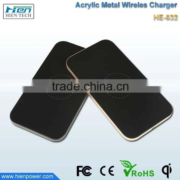 2016 New Products Qi Wireless Charger for Huawei Honor 7,for iPhone,for Android phones