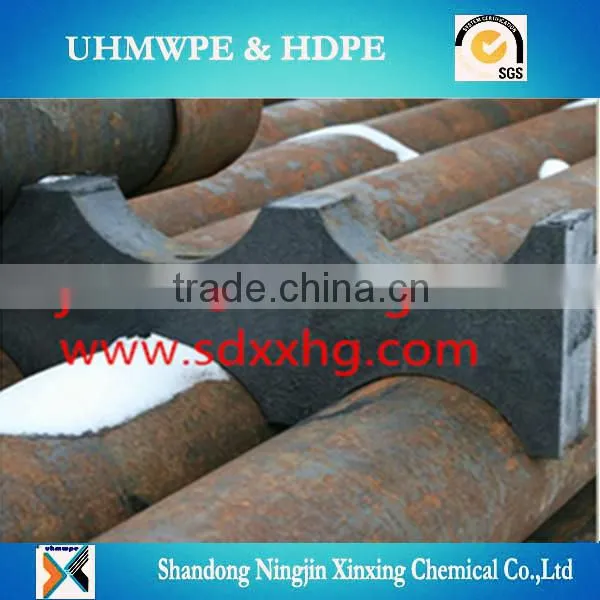 uhmwpe and hdpe polyethylene plastic pipe spacer