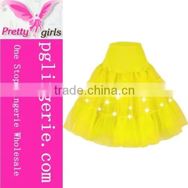 2016 Hot sale Women Tulle Adult Led Tutu Skirt Lights