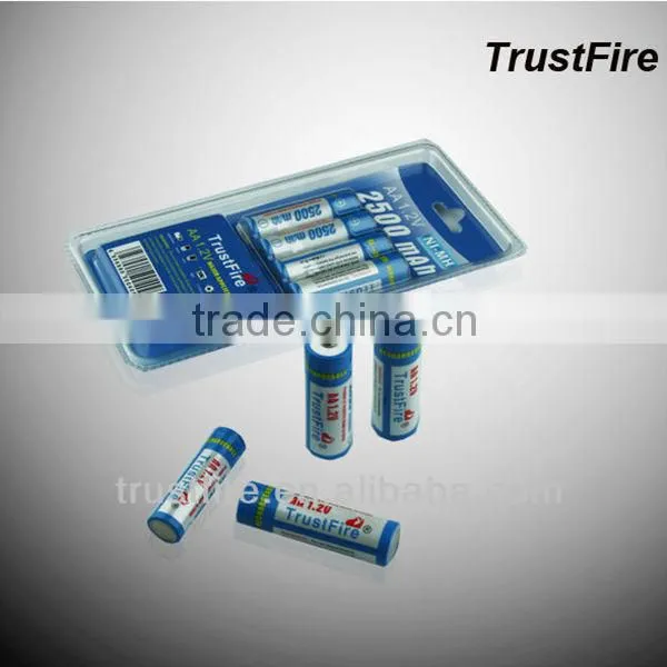 TrustFire Ni-MH 2500mAh 1.2V AA battery rechargeable original factory