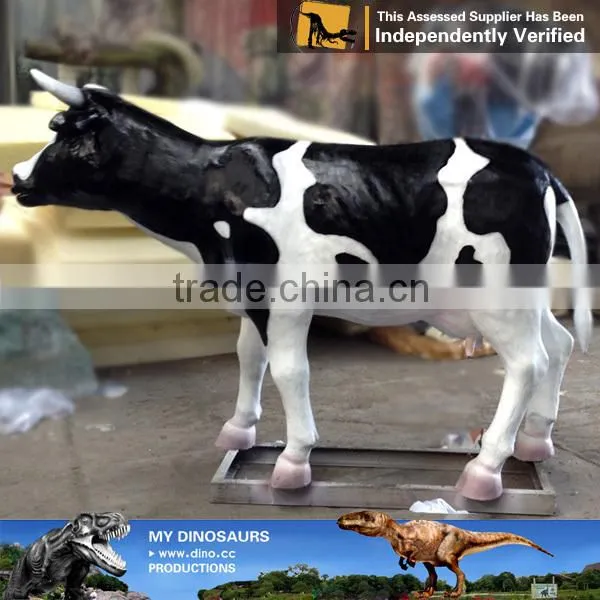 My-dino animal figurines cartoon animal farm fiberglass cow animal wanted