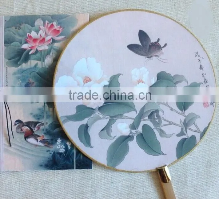 2015 New Hioliday Sale Event Party Supplies Paper Hand Fan Wedding Decoration